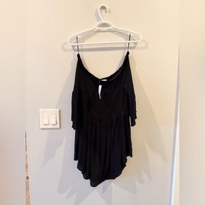 Kismet Black Off-Shoulder Blouse